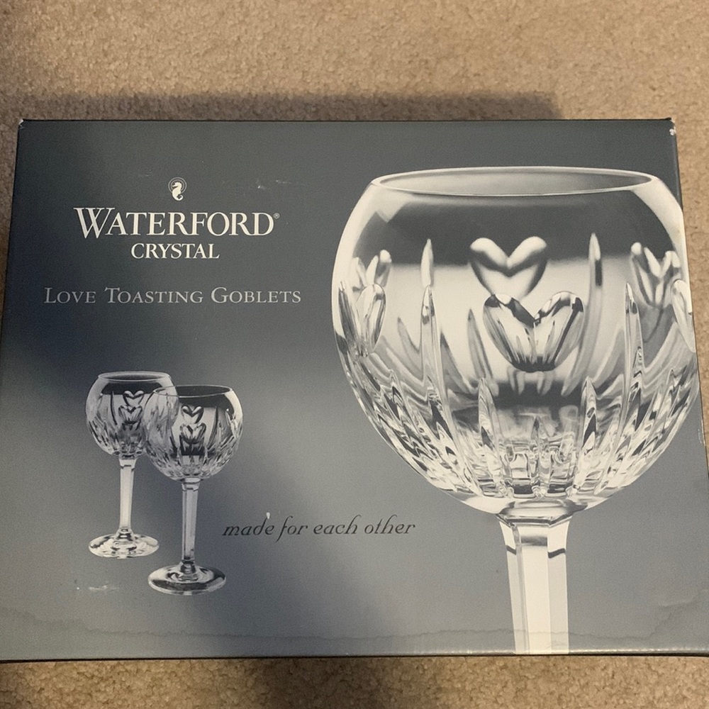 Waterford Toasting Goblets, set of 2